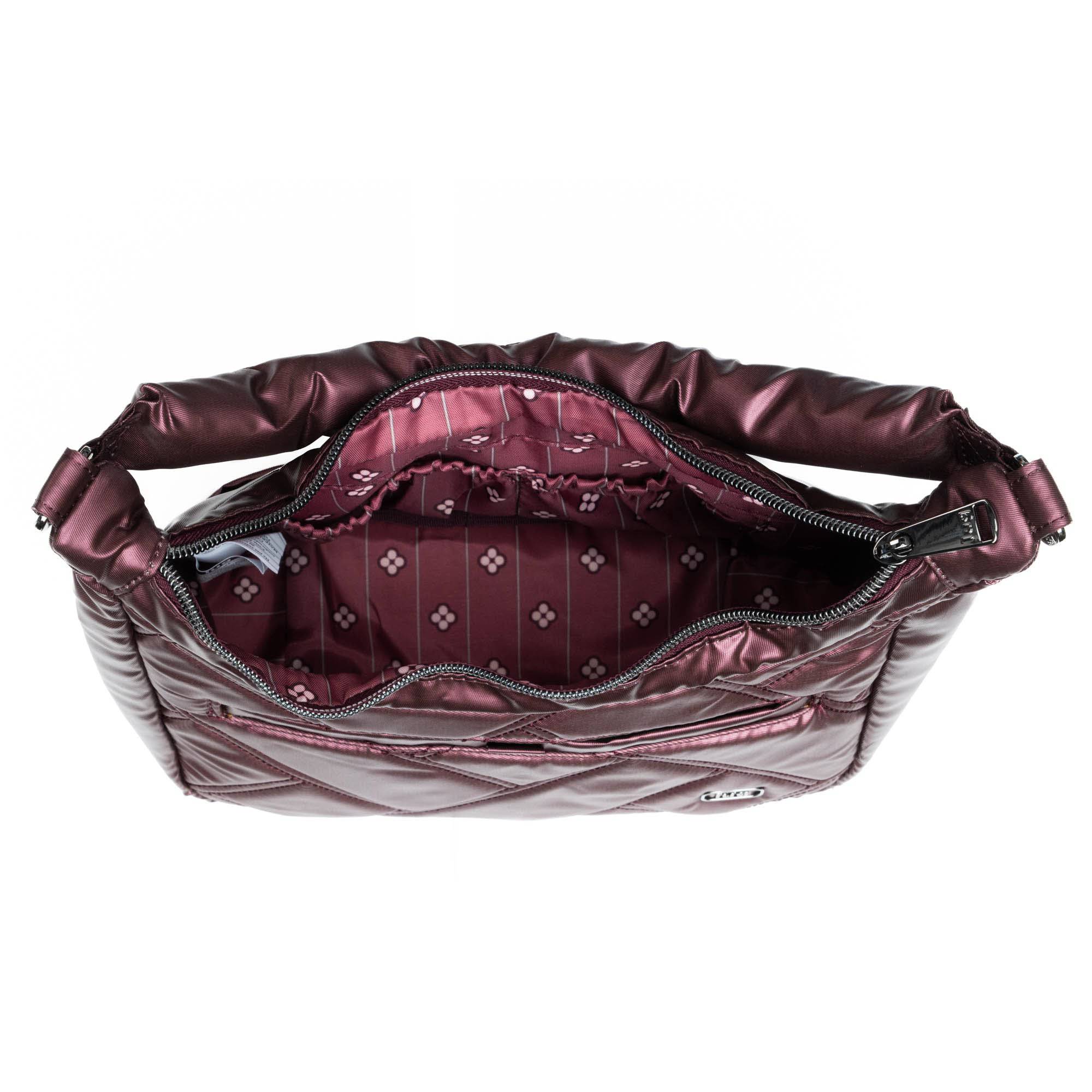 Scamper Convertible Crossbody with Shoulder Strap - METALLIC WINE - Scamper_MetallicWine_05